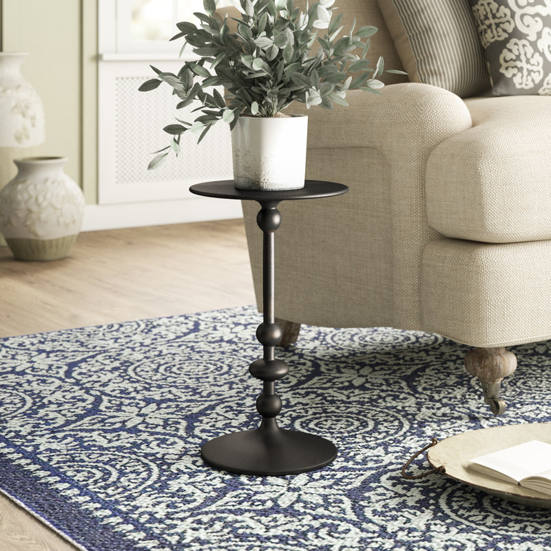 Birch Lane™ Heritage Black Pedestal End Table & Reviews Wayfair
